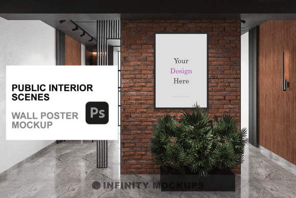 Download Public Interior Room Artwork Mockup - Artwork mockup Collection