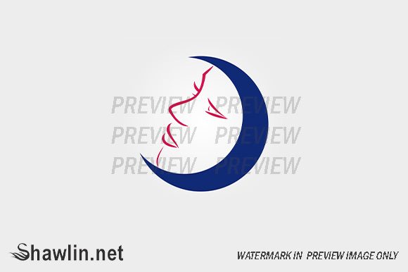 Download Elegant Lady Inside a Blue Moon - Blue moon Collection
