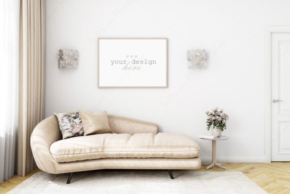 Download Artwork Mockup, Living Room - 1728 - Artwork mockup Collection