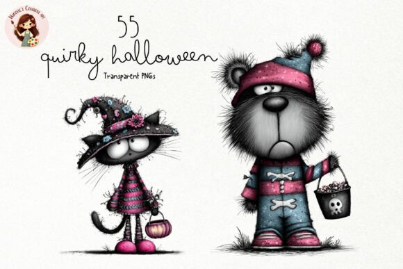 Download Quirky Halloween PNG Clipart Bundle - Png clipart bundle Collection