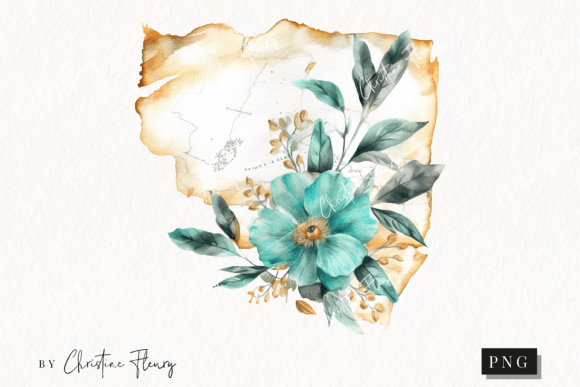 Download Watercolor Flower Map Clipart - Map clipart Collection