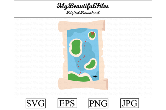 Download Pirates Treasure Map Clipart - Map clipart Collection