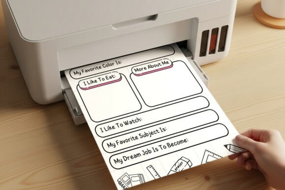 Download Blank Paper Print Mockup - Print mockup Collection