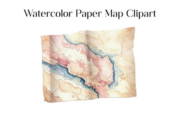 Download Watercolor Paper Map Clipart - Map clipart Collection